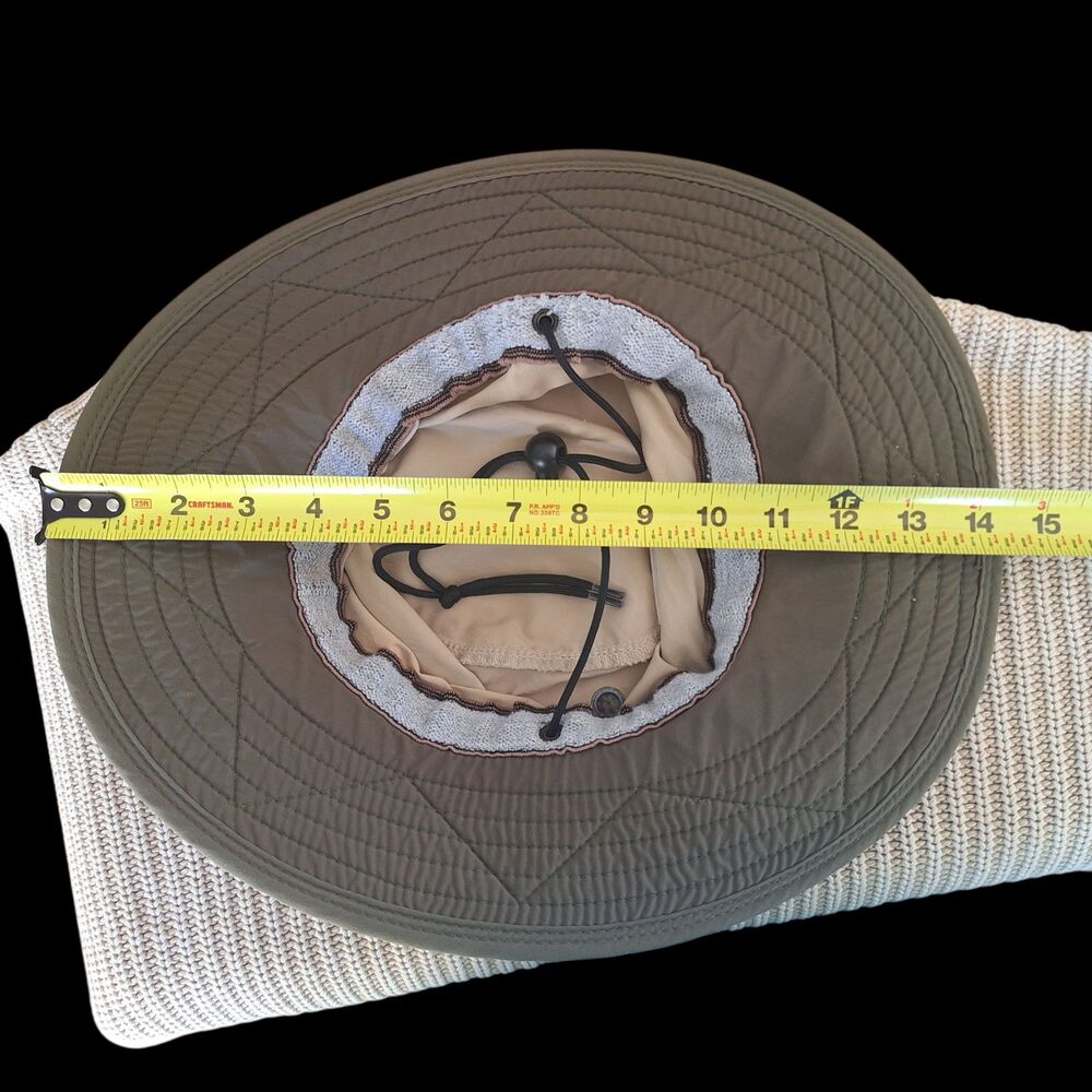 Watership Trading Co Boonie Hat Chin Strap Adult L Hiking Gardening USA Khaki - Picture 16 of 16